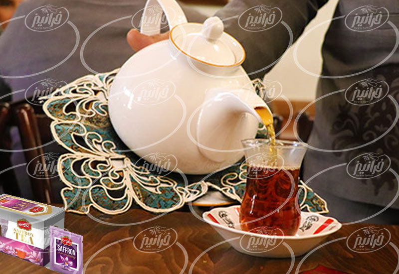 خریداری چای زعفرانی بهرامن با بهترین قیمت ایران