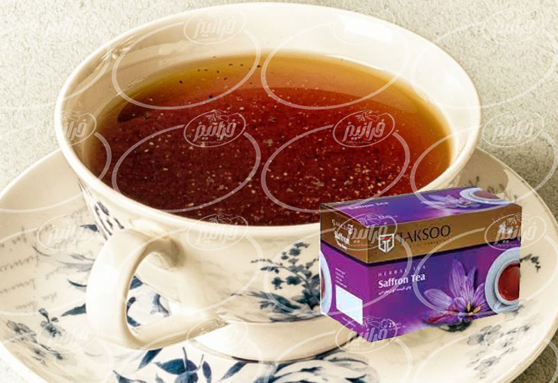مجموعه بازرگانی چای زعفرانی تکسو کیسه ای